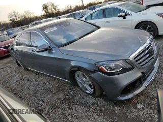 2019 Mercedes-Benz S 560 with VIN WDDUG8GB3KA465815, listed as a Copart auction lot 88544495 with 78,685 mi miles and Salvage Title. Bid and sale history available at DreamBid. Image 4.