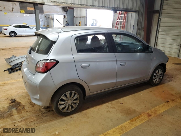 2022 Mitsubishi Mirage ES with VIN ML32AUHJ8NH004237, listed as a Copart auction lot 44145935 with 306,529 mi miles and Salvage Title. Bid and sale history available at carsss.com. Image 3.