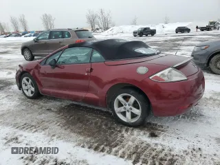 2007 Mitsubishi Eclipse GS with VIN 4A3AL25F47E061575, listed as a Copart auction lot 47517875 with 171,747 mi miles and Salvage Title. Bid and sale history available at DreamBid. Image 2.