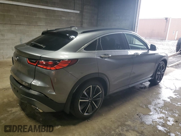 2024 Infiniti QX55 Sensory with VIN 3PCAJ5LR2RF108742, listed as a Copart auction lot 85058984 with 1,495 mi miles and Salvage Title. Bid and sale history available at DreamBid. Image 3.
