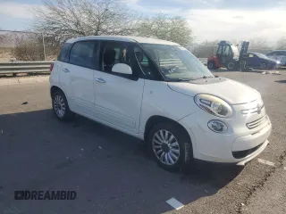 2014 FIAT 500L Easy with VIN ZFBCFABH8EZ018871, listed as a Copart auction lot 52770705 with 198,942 mi miles and Salvage Title. Bid and sale history available at DreamBid. Image 4.