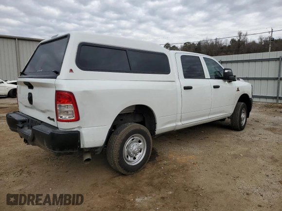 2024 Ram 2500 Tradesman with VIN 3C6UR5CL2RG368092, listed as a Copart auction lot 47011285 with 7,102 mi miles and Salvage title. Bid and sale history available at DreamBid. Image 3.