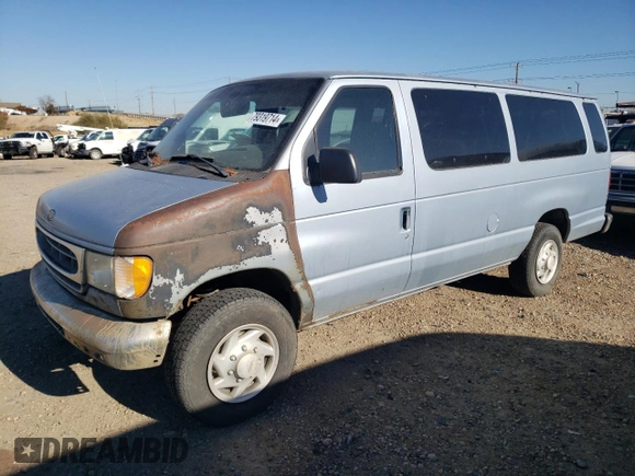 1999 Ford Econoline Passenger XL with VIN 1FBSS31L6XHB60672, listed as a Copart auction lot 79319714 with 295,551 mi miles and Clean Title. Bid and sale history available at DreamBid. Image 1.