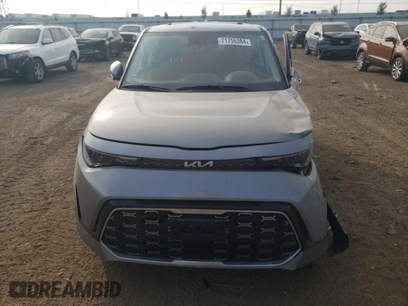 2024 Kia Soul GT-Line with VIN KNDJ53AUXR7901874, listed as a Copart auction lot 71756384 with 7,266 mi miles and Salvage Title. Bid and sale history available at carsss.com. Image 5.