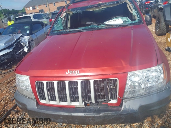 2004 Jeep Grand Cherokee Laredo with VIN 1J4GW48S34C419596, listed as a IAAI auction lot 42515494 with 276,196 mi miles and . Bid and sale history available at DreamBid. Image 12.