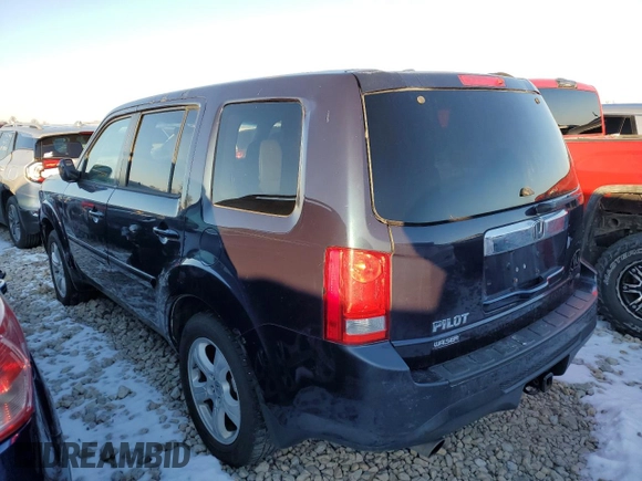 2012 Honda Pilot EX-L with VIN 5FNYF3H58CB039718, listed as a Copart auction lot 55084644 with 386,295 mi miles and Salvage Title. Bid and sale history available at carsss.com. Image 2.