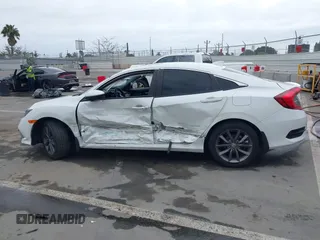 2019 Honda Civic Sedan EX with VIN 19XFC1F38KE210039, listed as a IAAI auction lot 41870809 with 23,391 mi miles. Bid and sale history available at carsss.com. Image 14.