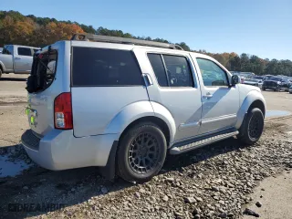 2012 Nissan Pathfinder LE with VIN 5N1AR1NN3CC601552, listed as a Copart auction lot 83875034 with 166,632 mi miles and Salvage Title. Bid and sale history available at carsss.com. Image 3.