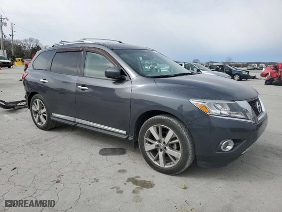2014 Nissan Pathfinder SL with VIN 5N1AR2MN0EC711811, listed as a Copart auction lot 46816795 with 171,810 mi miles and Salvage Title. Bid and sale history available at carsss.com. Image 4.