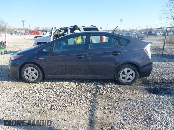 2011 Toyota Prius I with VIN JTDKN3DU8B0290855, listed as a IAAI auction lot 41987491 with 163,456 mi miles. Bid and sale history available at carsss.com. Image 14.