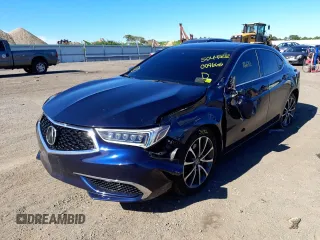 2018 Acura TLX with VIN 19UUB2F31JA009666, listed as a Copart auction lot 50445212 with 76,682 mi miles. Bid and sale history available at carsss.com. Image 2.