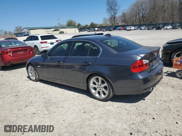 2007 BMW 3 Series 335i with VIN WBAVB735X7PA87939, listed as a Copart auction lot 50524455 with 82,654 mi miles and Salvage Title. Bid and sale history available at carsss.com. Image 2.