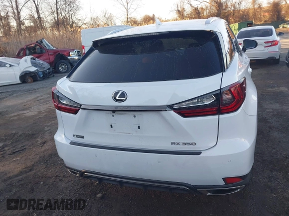 2022 Lexus RX with VIN 2T2SZMDA2NC309843, listed as a IAAI auction lot 41498875 with 54,296 mi miles. Bid and sale history available at carsss.com. Image 17.