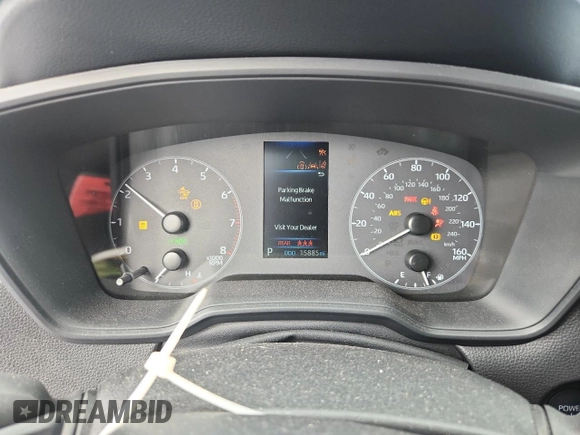 2024 Toyota Corolla Cross Hybrid S with VIN 7MUFBABG3RV047740, listed as a Copart auction lot 62395955 with 15,885 mi miles and Salvage title. Bid and sale history available at DreamBid. Image 9.