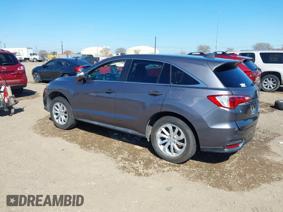 2017 Acura RDX with VIN 5J8TB3H35HL012616, listed as a IAAI auction lot 41659267 with 127,534 mi miles. Bid and sale history available at carsss.com. Image 3.
