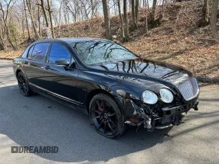 2007 Bentley Flying Spur with VIN SCBBR93W378043023, listed as a Copart auction lot 55052455 with 170,080 mi miles and Salvage Title. Bid and sale history available at DreamBid. Image 1.