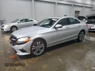 2021 Mercedes-Benz C 300 z VIN W1KWF8EBXMR636515, wystawiony jako Copart lot #55797345 z przebiegiem 48 956 mil mil oraz Szkoda całkowita • Salvage title. Historia ofert i sprzedaży dostępna na DreamBid. Obrazek 1.
