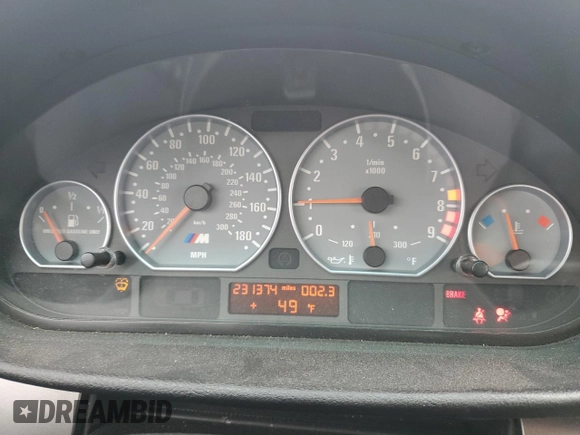 2002 BMW 3 Series M3 with VIN WBSBR93452EX22922, listed as a Copart auction lot 43581485 with 231,374 mi miles and Clean Title. Bid and sale history available at carsss.com. Image 9.