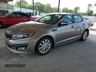 2015 Kia Optima EX z VIN 5XXGN4A76FG403202, wystawiony jako Copart lot #59477085 z przebiegiem 102 396 mil mil oraz Czysty tytuł • Clean title. Historia ofert i sprzedaży dostępna na DreamBid. Obrazek 1.