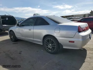 2001 Honda Accord Cpe EX w/Leather with VIN 1HGCG22521A033799, listed as a Copart auction lot 46545105 with 211,426 mi miles and Salvage Title. Bid and sale history available at carsss.com. Image 2.
