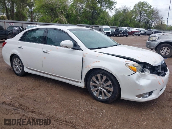 2011 Toyota Avalon with VIN 4T1BK3DB1BU405730, listed as a IAAI auction lot 41895757 with 214,655 mi miles and . Bid and sale history available at carsss.com. Image 1.