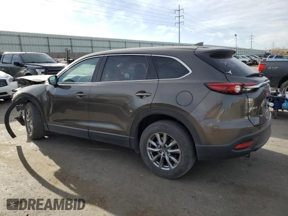 2018 Mazda CX-9 Sport with VIN JM3TCABY1J0225341, listed as a Copart auction lot 47095545 with Not provided miles and Salvage title. Bid and sale history available at DreamBid. Image 2.