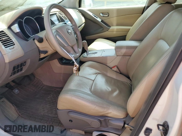 2009 Nissan Murano S with VIN JN8AZ18W99W215027, listed as a Copart auction lot 53029535 with 119,295 mi miles and Non Repairable. Bid and sale history available at DreamBid. Image 7.