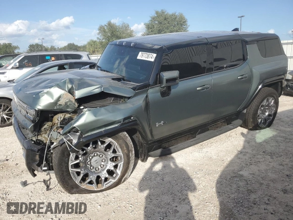 2024 GMC Hummer EV 3X z VIN 1GKB0RDC6RU103340, wystawiony jako Copart lot #79773874 z przebiegiem Nie podano mil oraz Szkody całkowita. Historia ofert i sprzedaży dostępna na DreamBid. Obrazek 1.