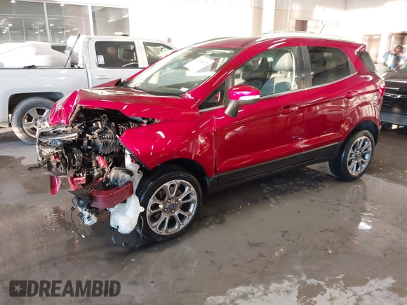 2019 Ford EcoSport Titanium with VIN MAJ6S3KL0KC310265, listed as a IAAI auction lot 41390172 with 93,731 mi miles and . Bid and sale history available at DreamBid. Image 2.