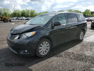 2014 Toyota Sienna Limited z VIN 5TDDK3DC5ES086024, wystawiony jako Copart lot #56299555 z przebiegiem 136 876 mil mil oraz Szkoda całkowita • Salvage title. Historia ofert i sprzedaży dostępna na DreamBid. Obrazek 1.