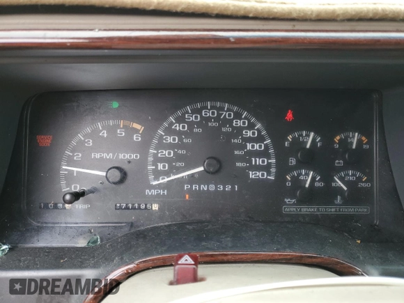 2000 Cadillac Escalade z VIN 1GYEK13RXYR103671, wystawiony jako Copart lot #48146125 z przebiegiem 271 195 mil mil oraz Szkoda całkowita • Salvage title. Historia ofert i sprzedaży dostępna na DreamBid. Obrazek 9.