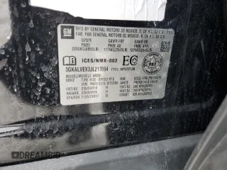 2018 GMC Terrain SLT with VIN 3GKALVEX3JL217694, listed as a Copart auction lot 87689185 with 76,081 mi miles and Salvage Title. Bid and sale history available at carsss.com. Image 13.