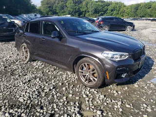 2021 BMW X4 M40i with VIN 5UX2V5C08M9G87220, listed as a Copart auction lot 64087953 with 0 mi miles. Bid and sale history available at carsss.com. Image 4.
