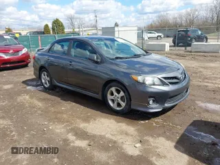 2011 Toyota Corolla L with VIN 2T1BU4EE6BC737625, listed as a IAAI auction lot 41859155 with 388,280 mi miles. Bid and sale history available at carsss.com. Image 1.