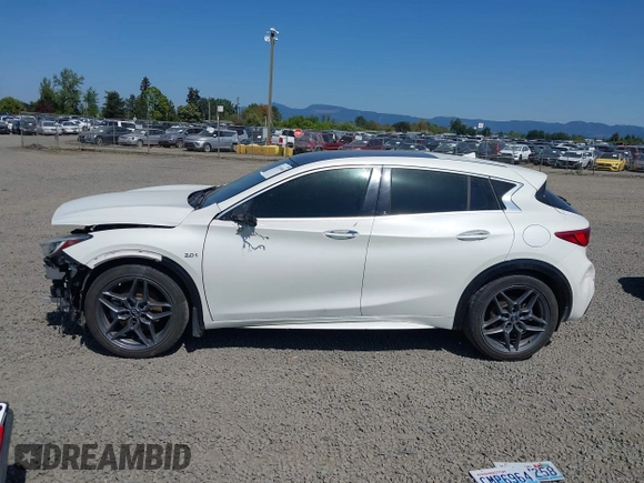 2018 Infiniti QX30 with VIN SJKCH5CPXJA043359, listed as a IAAI auction lot 42114863 with 64,172 mi miles. Bid and sale history available at carsss.com. Image 15.
