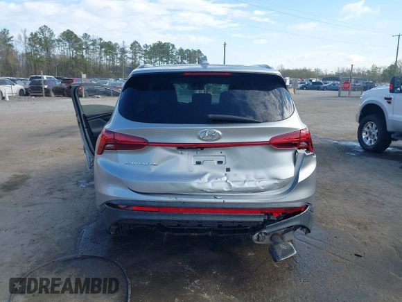 2021 Hyundai Santa Fe SE with VIN 5NMS14AJ4MH309691, listed as a IAAI auction lot 41897874 with 38,799 mi miles. Bid and sale history available at carsss.com. Image 16.