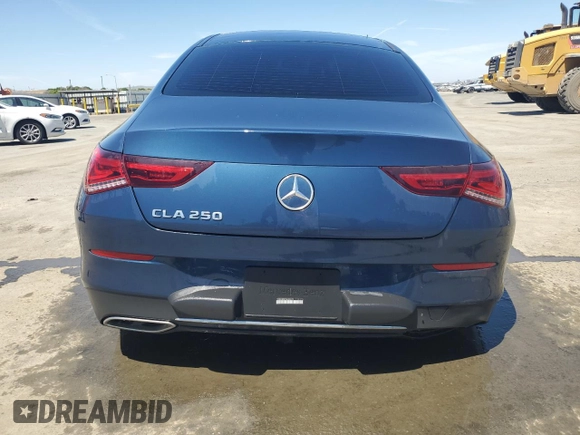 2023 Mercedes-Benz CLA 250 with VIN W1K5J4GB3PN328579, listed as a Copart auction lot 54697285 with Not Provided miles and Clean Title. Bid and sale history available at DreamBid. Image 6.
