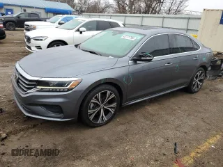 2021 Volkswagen Passat 2.0T SE with VIN 1VWSA7A33MC012734, listed as a Copart auction lot 43772795 with 85,579 mi miles and Salvage Title. Bid and sale history available at carsss.com. Image 1.