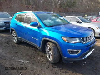 2018 Jeep Compass Limited with VIN 3C4NJCCB5JT358619, listed as a IAAI auction lot 41618229 with 53,185 mi miles and . Bid and sale history available at DreamBid. Image 1.