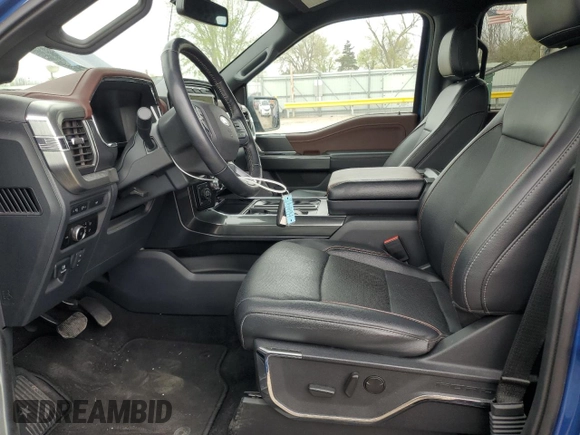 2023 Ford F-150 XL with VIN 1FTFW1E5XPKD84631, listed as a Copart auction lot 51796905 with 54,156 mi miles and Salvage Title. Bid and sale history available at carsss.com. Image 7.