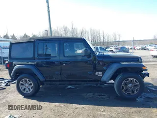 2018 Jeep Wrangler Unlimited Sport S с VIN 1C4HJXDG4JW150840, выставлен на аукционе IAAI как лот 41674204 с пробегом 96 177 миль миль и . История ставок и продаж доступна на DreamBid. Изображение 13.