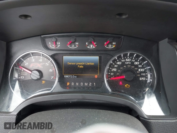 2014 Ford F-150 XL with VIN 1FTFW1ET5EFA97864, listed as a IAAI auction lot 41359634 with 188,072 mi miles and . Bid and sale history available at DreamBid. Image 7.