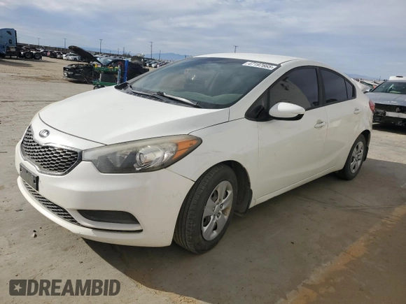 2016 Kia Forte LX with VIN KNAFK4A69G5582415, listed as a Copart auction lot 47197665 with 0 mi miles and Clean Title. Bid and sale history available at carsss.com. Image 1.