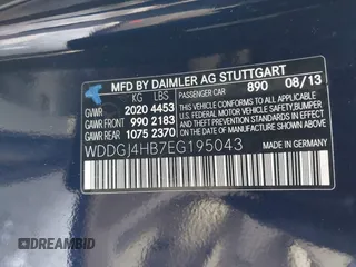 2014 Mercedes-Benz C 250 с VIN WDDGJ4HB7EG195043, выставлен на аукционе IAAI как лот 41725012 с пробегом 87 802 миль миль и . История ставок и продаж доступна на DreamBid. Изображение 9.