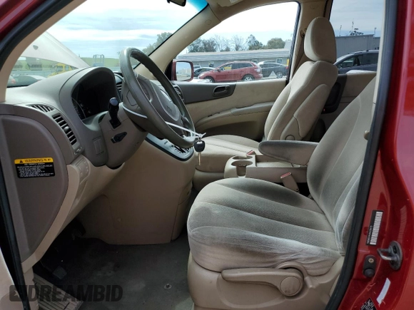 2008 Kia Sedona LX with VIN KNDMB233686218479, listed as a Copart auction lot 50228685 with 200,945 mi miles and Salvage Title. Bid and sale history available at carsss.com. Image 7.