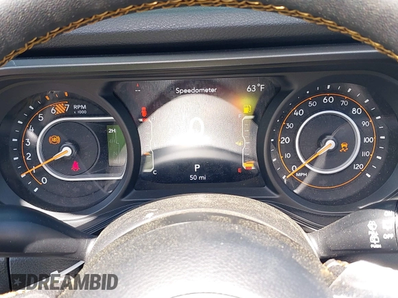 2024 Jeep Wrangler Willys with VIN 1C4PJXDG8RW236725, listed as a IAAI auction lot 39128397 with 50 mi miles and . Bid and sale history available at DreamBid. Image 7.