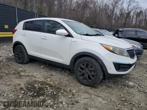 2015 Kia Sportage LX with VIN KNDPBCACXF7682520, listed as a Copart auction lot 51099855 with 202,655 mi miles and Salvage Title. Bid and sale history available at carsss.com. Image 4.