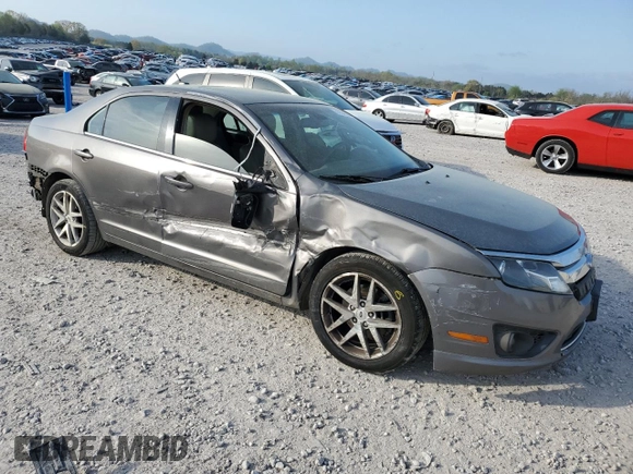 2012 Ford Fusion SEL with VIN 3FAHP0JA2CR241459, listed as a Copart auction lot 51834505 with 201,527 mi miles and Salvage Title. Bid and sale history available at DreamBid. Image 4.