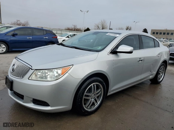 2010 Buick LaCrosse CX with VIN 1G4GB5EG3AF119554, listed as a Copart auction lot 48231585 with 117,386 mi miles and Salvage Title. Bid and sale history available at carsss.com. Image 1.