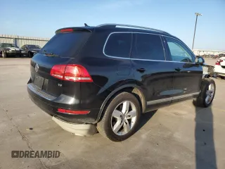 2012 Volkswagen Touareg Exec with VIN WVGEF9BP3CD008153, listed as a Copart auction lot 84255374 with Not Provided miles and Salvage Title. Bid and sale history available at DreamBid. Image 3.